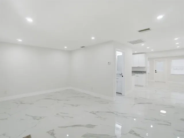 a view of an empty room