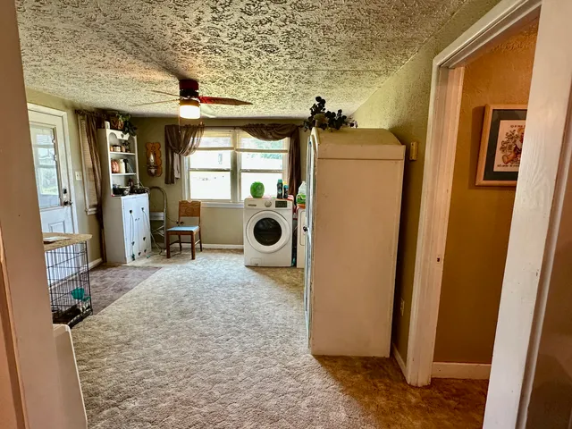 a view of a storage & utility room