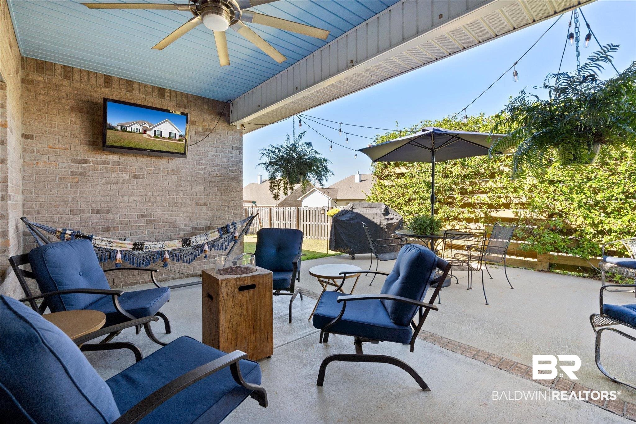 12899 Sanderling Loop Daphne, AL 36527 - Photo 28 of 28 View of patio featuring ceiling fan