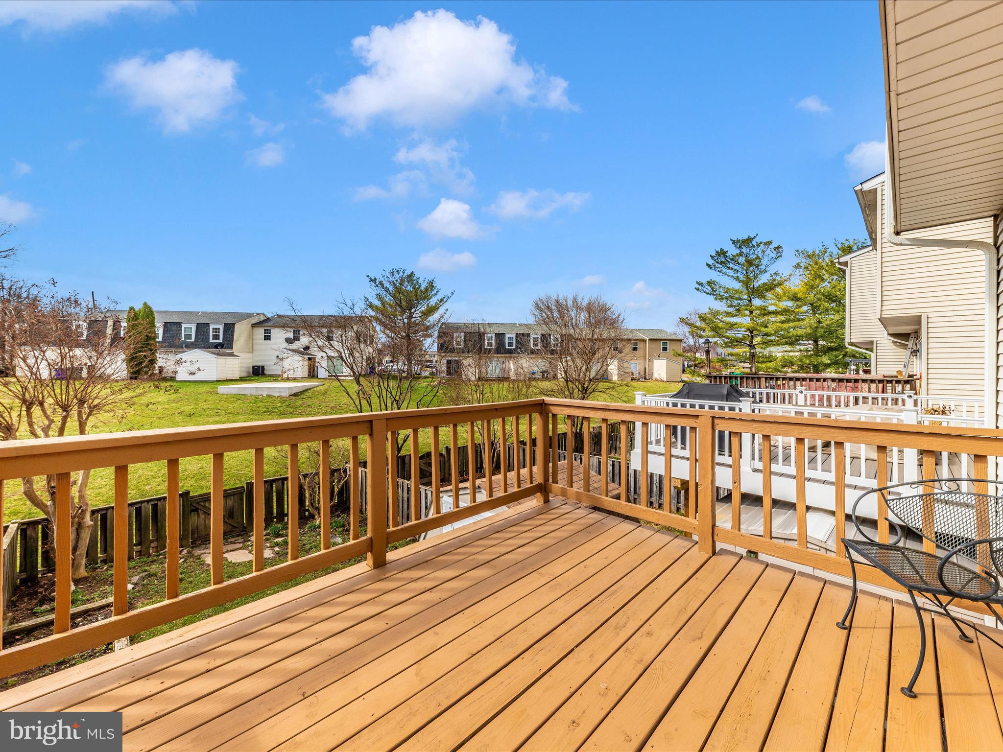 1116 Keswick Place Frederick, MD 21703 - Photo 46 of 53 a view of balcony with wooden floor and fence