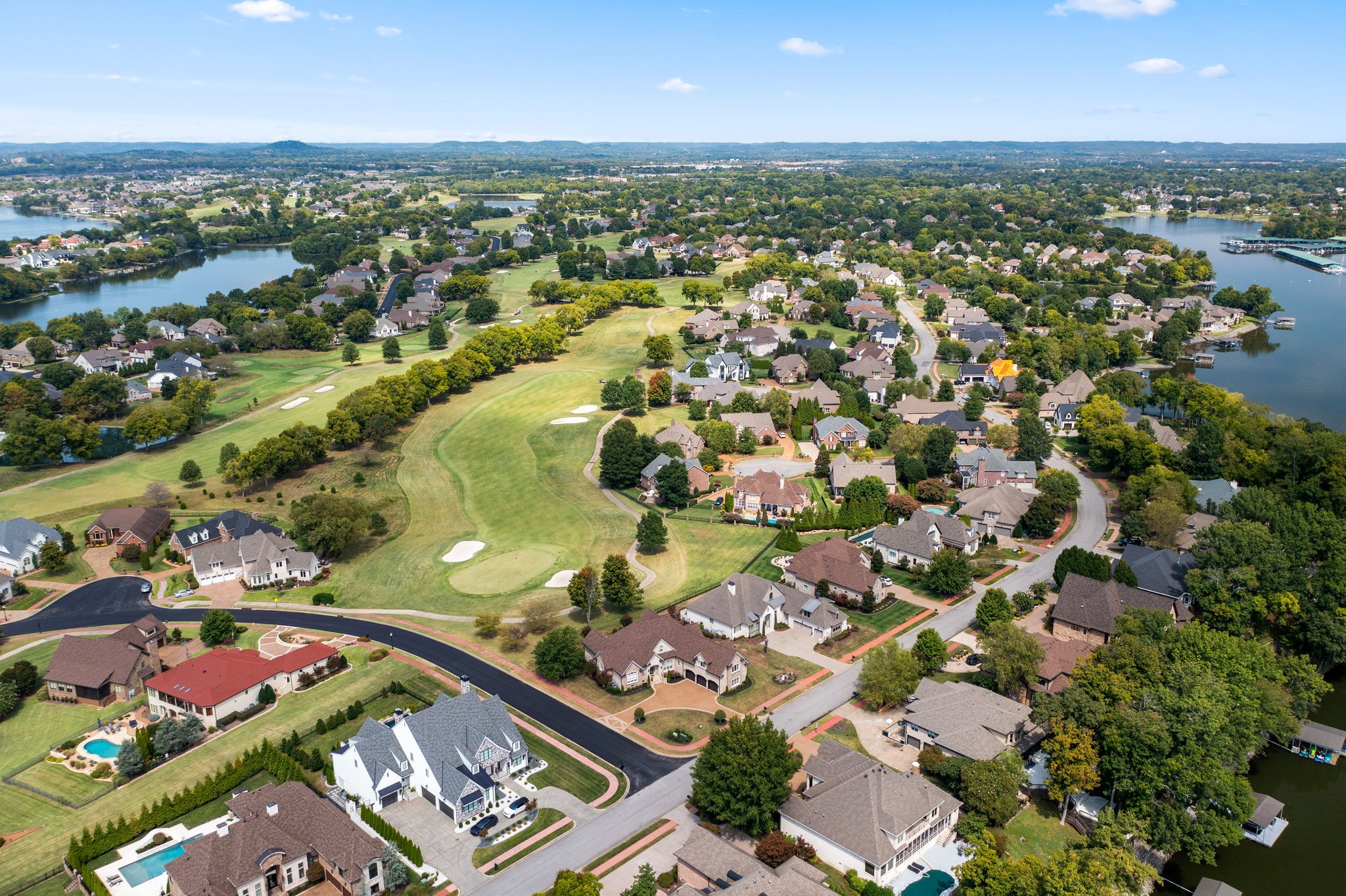 763 Plantation Way Gallatin, TN 37066 - Photo 61 of 65 an aerial view of residential houses with outdoor space