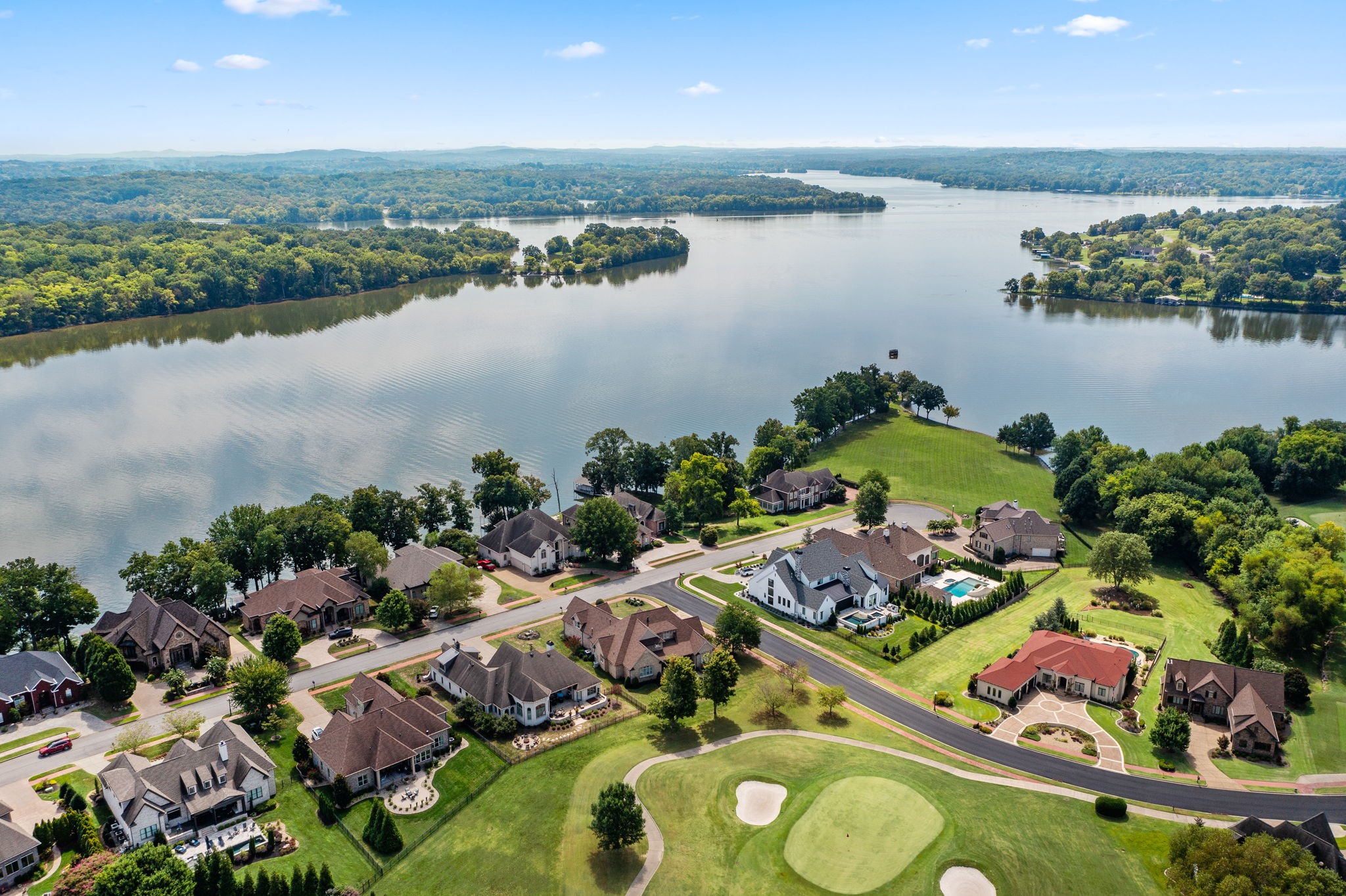 763 Plantation Way Gallatin, TN 37066 - Photo 63 of 65 an aerial view of lake residential house with outdoor space and seating