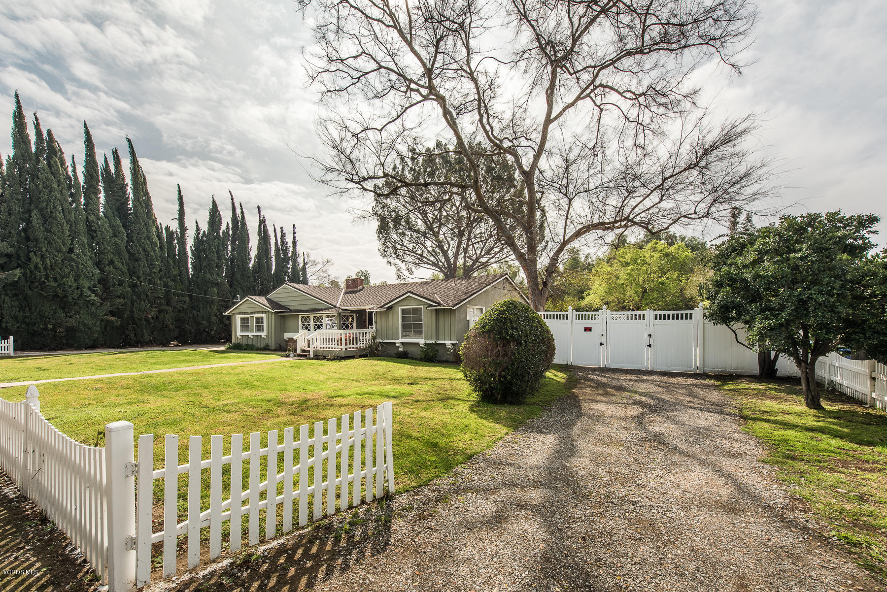 Front View, Guest Residence Driveway