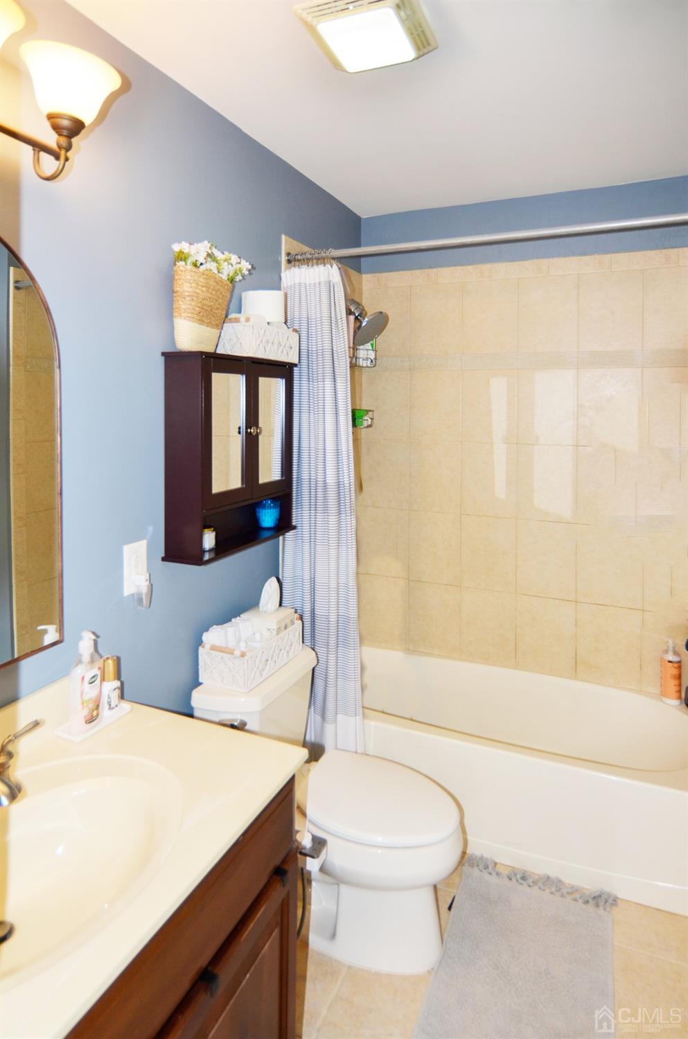 358 Rector Street, Unit 304 Perth Amboy, NJ 08861 - Photo 17 of 28 a bathroom with a sink a toilet and shower