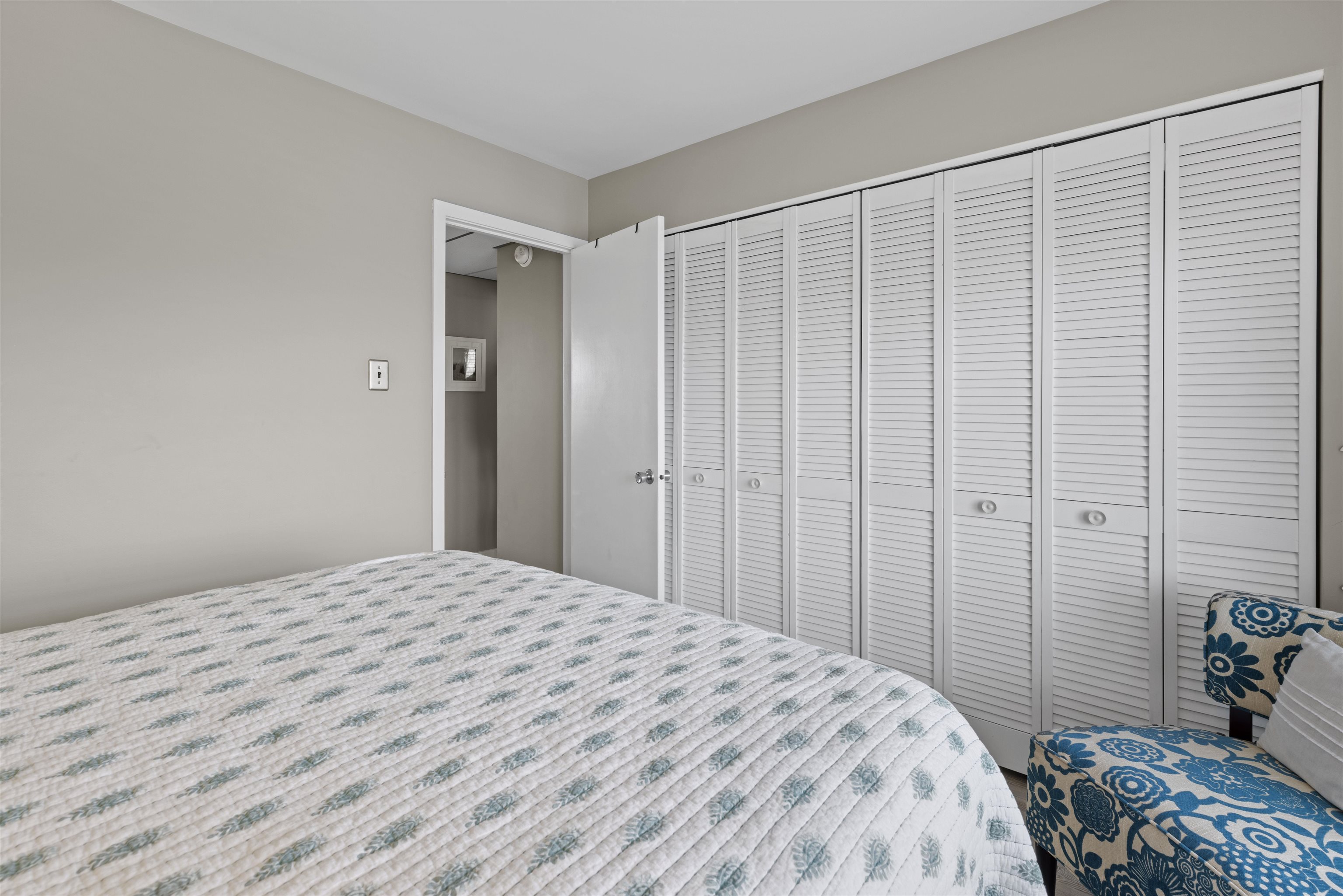 9 Jackson Street, Unit 506 Cape May, NJ 08204 - Photo 17 of 29 a bedroom with a bed and a closet