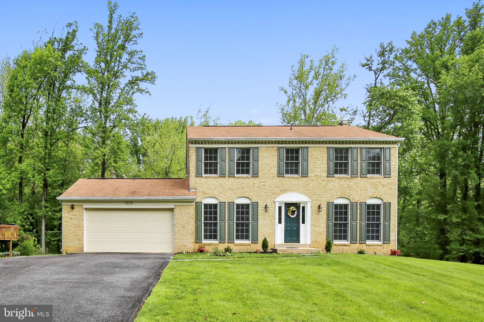 1805 Chapel Hill Road Silver Spring, MD 20906 - Photo 1 of 40 Attractive Brick Front Center Hall Colonial