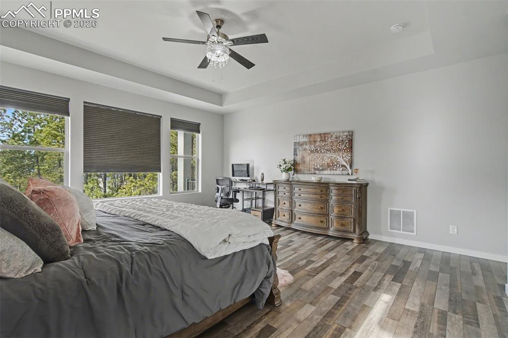 16474 Morning Rise Lane Monument, CO 80132 - Photo 25 of 49 a bed room with a bed and a window