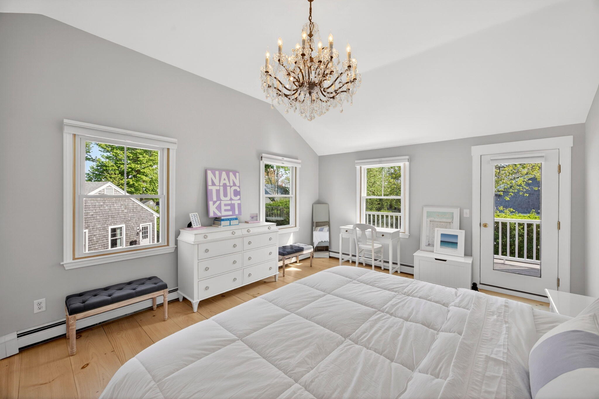 320 Old Harbor Road Chatham, MA 02633 - Photo 40 of 58 a bedroom with furniture and windows