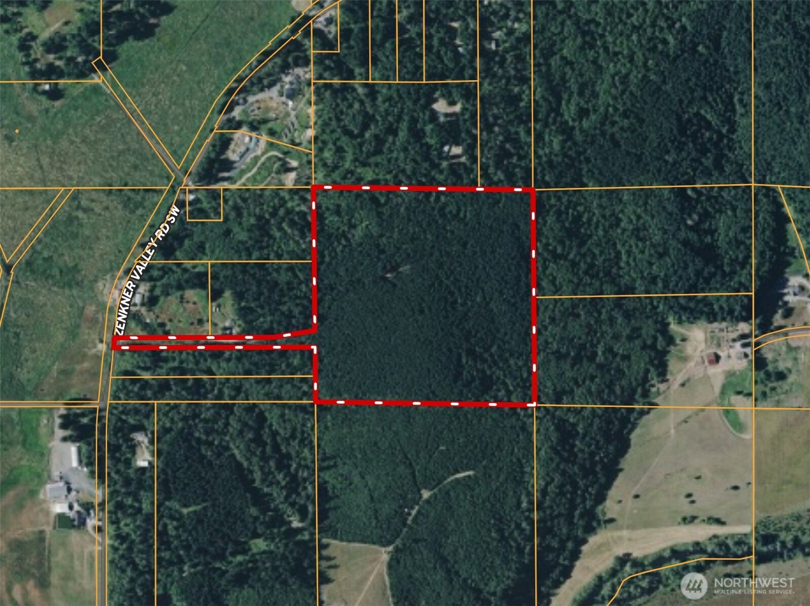 216-xx Zenkner Valley Road Southwest Centralia, WA 98531 - Photo 4 of 12 a view of street along with trees