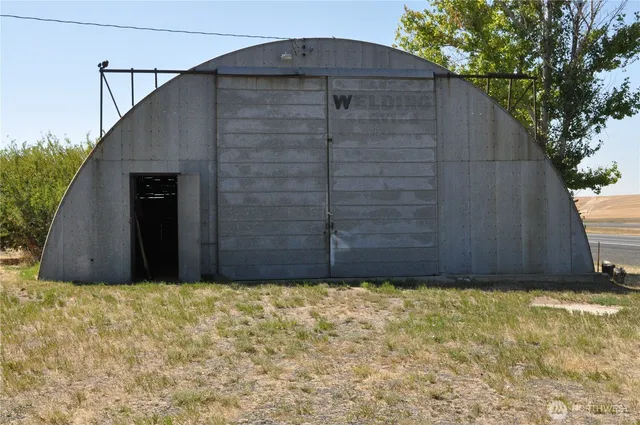 a view of wooden house