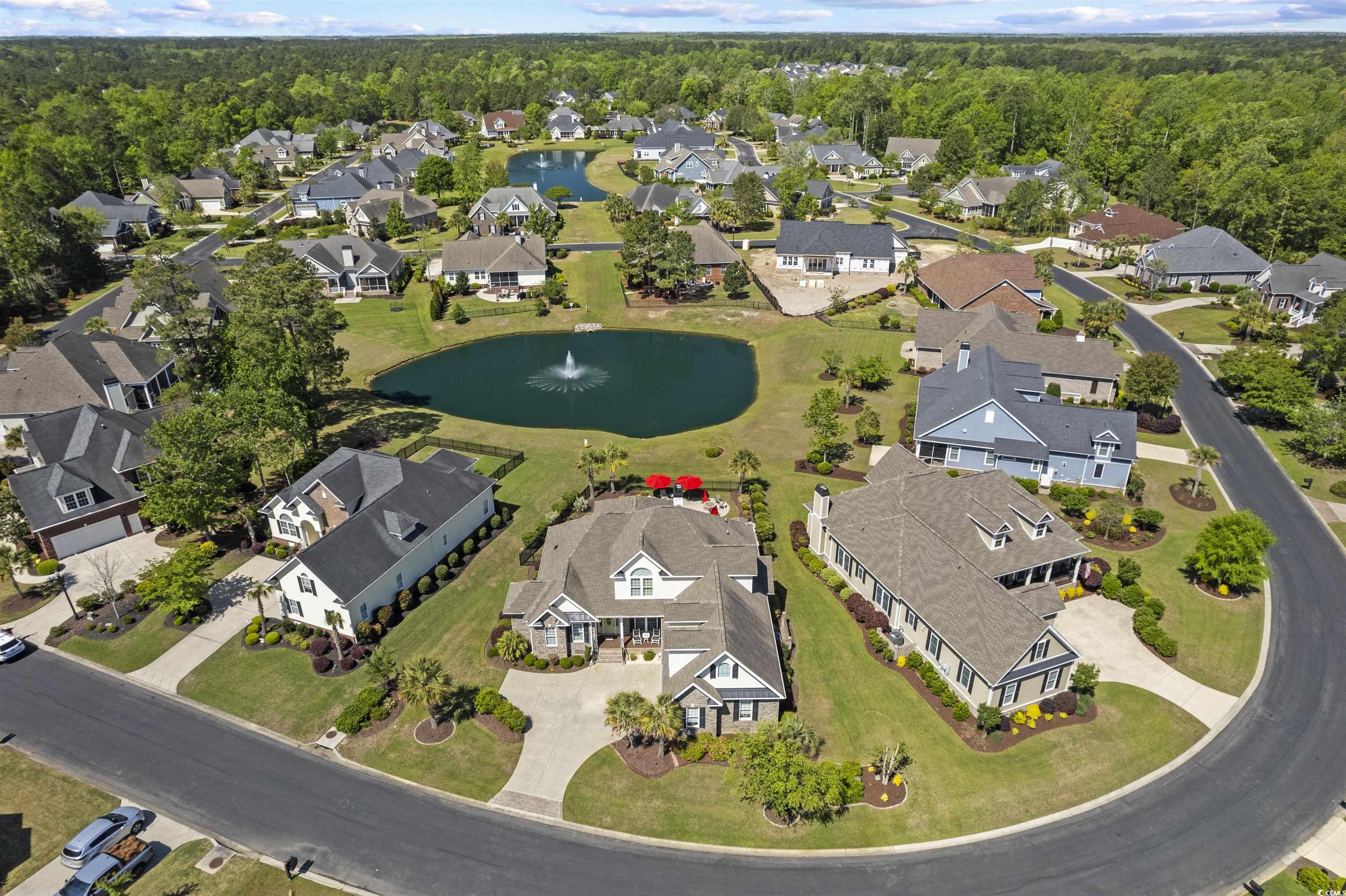 63 Grey Moss Road Murrells Inlet, SC 29576 - Photo 31 of 35 Aerial view with a water view and a residential vi