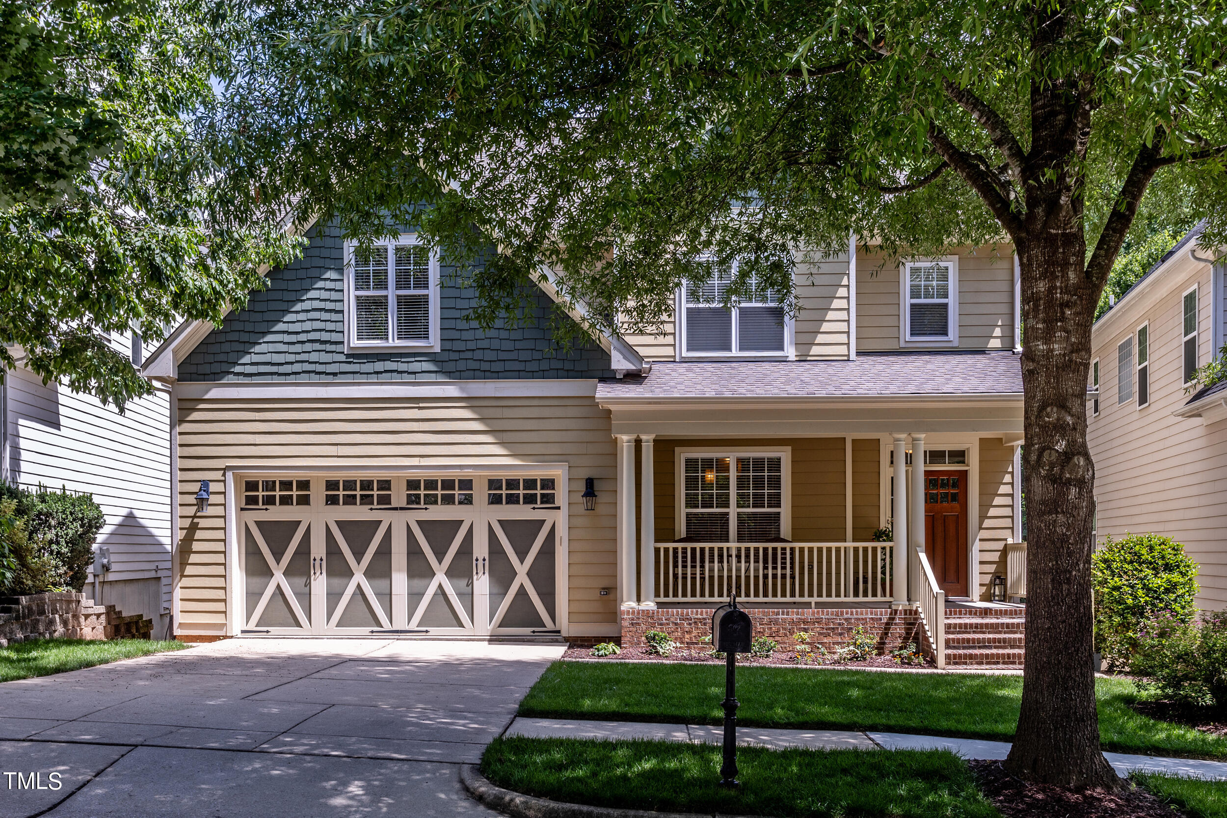 4709 All Points View Way Raleigh, NC 27614 - Photo 3 of 52 a front view of a house with garden