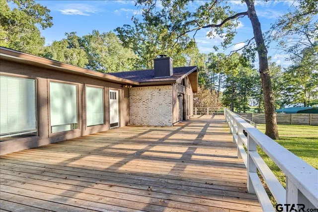 a house view with a outdoor space