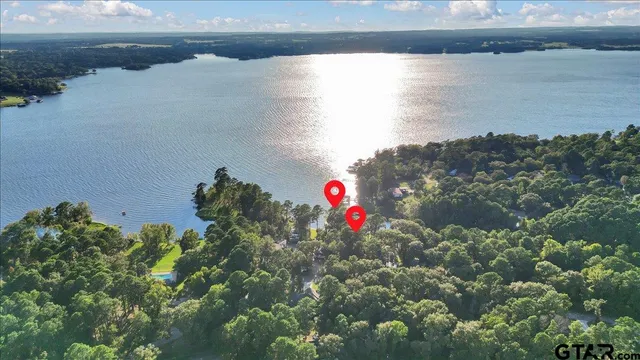 a view of a lake from a balcony
