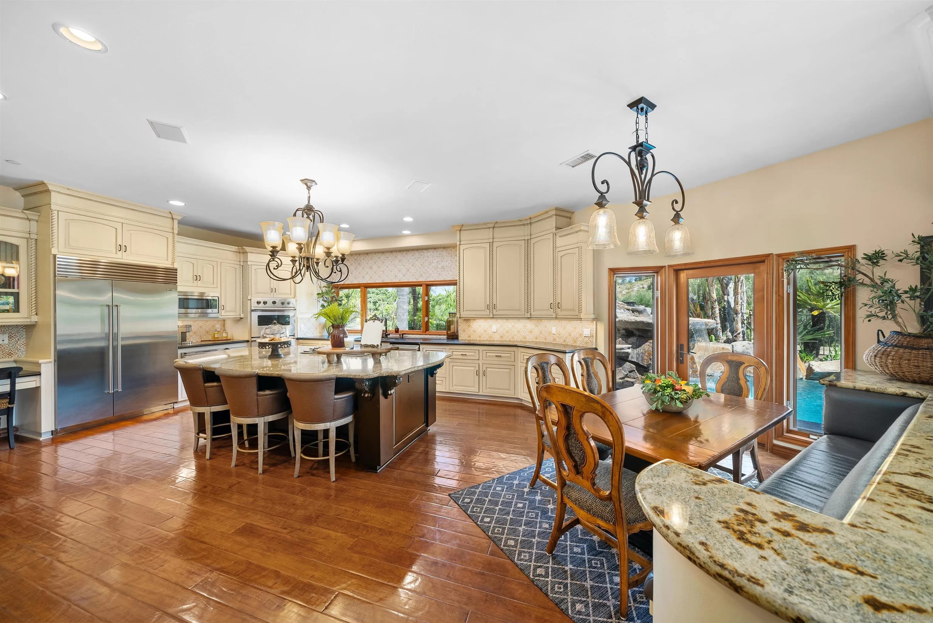 3307 Wentworth Drive Jamul, CA 91935 - Photo 11 of 75 a view of a dining room with furniture window and wooden floor