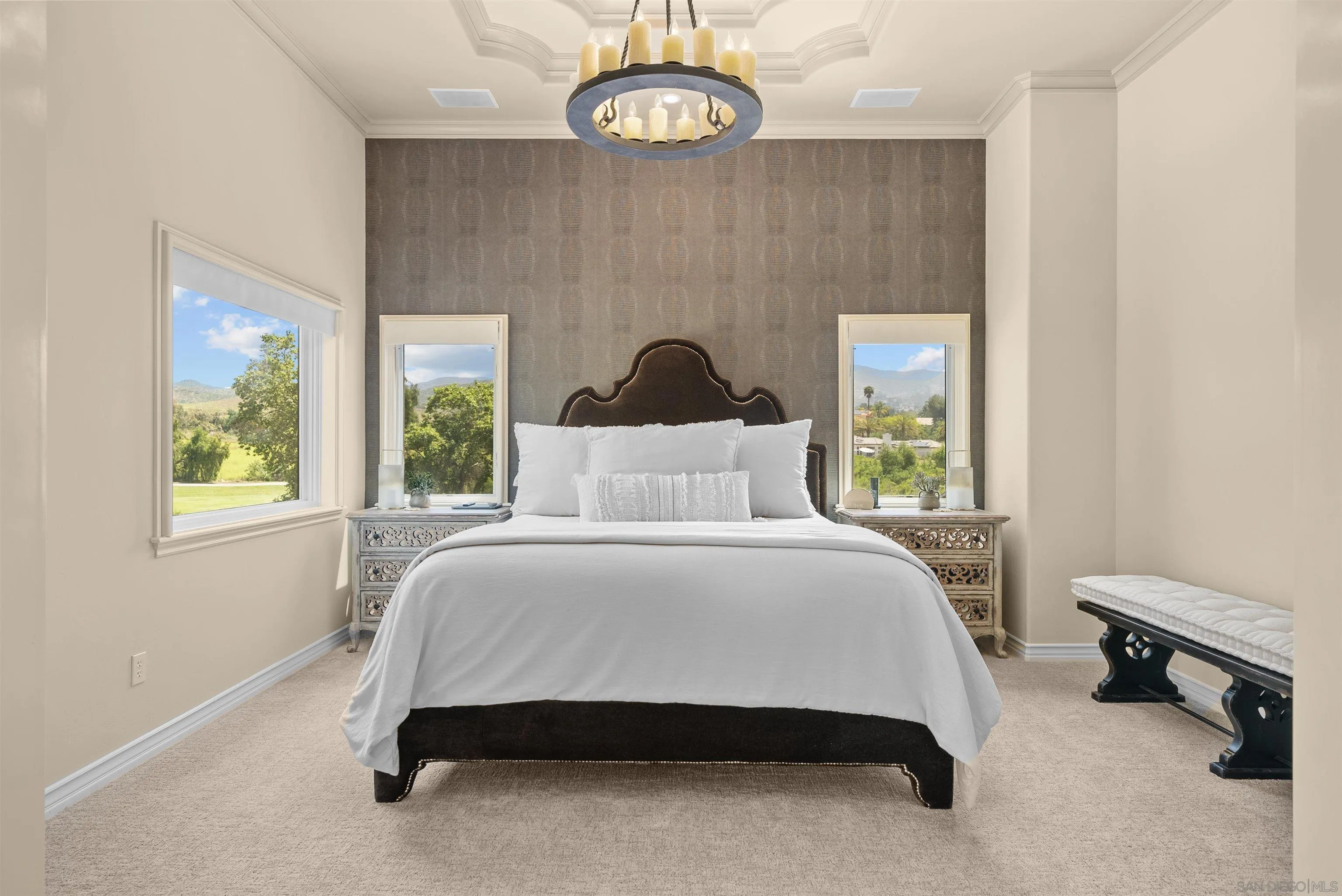 3307 Wentworth Drive Jamul, CA 91935 - Photo 36 of 75 a spacious bedroom with a bed and a window