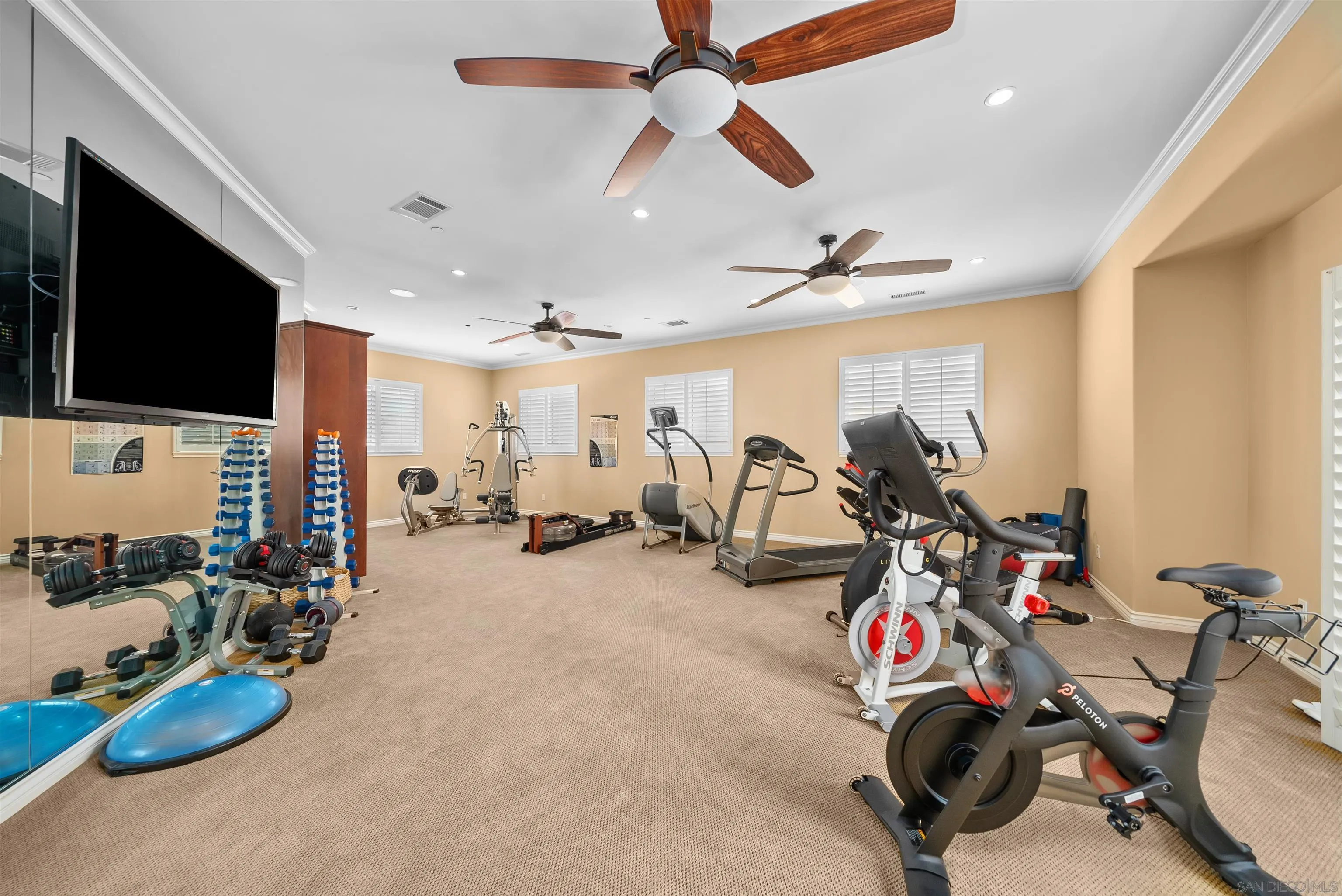 3307 Wentworth Drive Jamul, CA 91935 - Photo 53 of 75 a view of a room with gym equipment