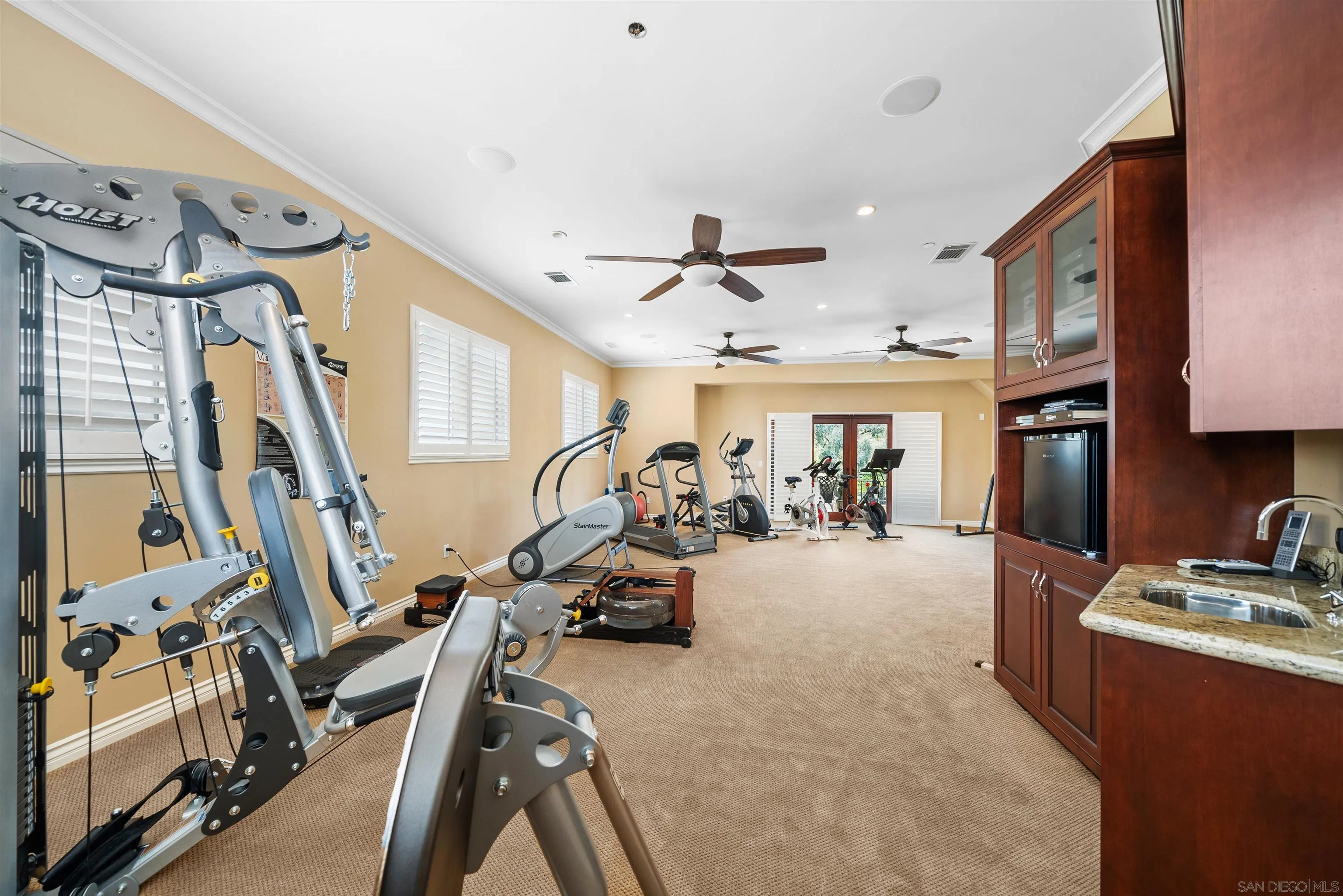3307 Wentworth Drive Jamul, CA 91935 - Photo 54 of 75 a view of a room with gym equipment
