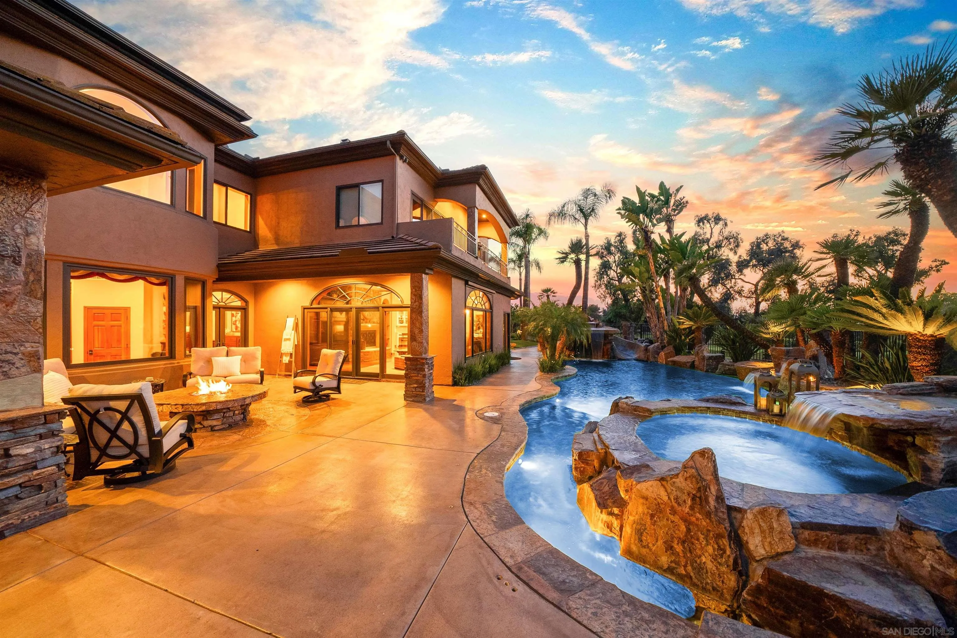3307 Wentworth Drive Jamul, CA 91935 - Photo 60 of 75 a view of a swimming pool with sitting area