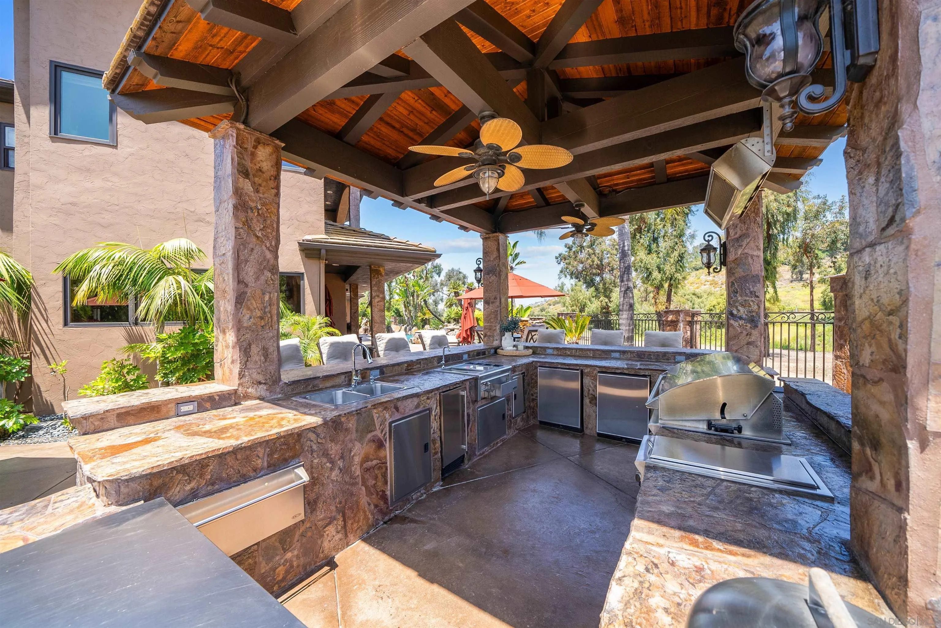 3307 Wentworth Drive Jamul, CA 91935 - Photo 65 of 75 a view of outdoor kitchen