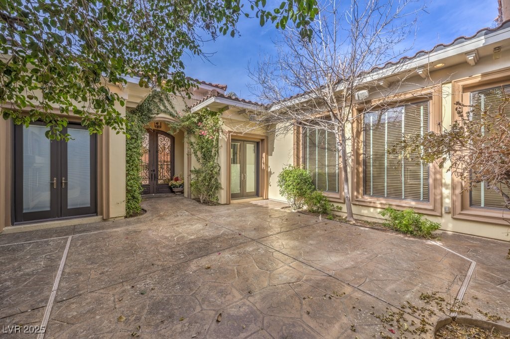 2780 El Camino Road Las Vegas, NV 89146 - Photo 24 of 91 View of patio featuring french doors
