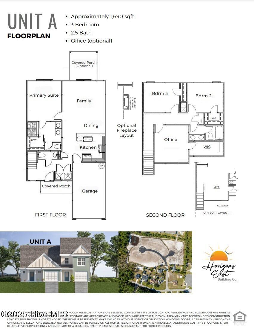 209 Sandpiper Place Holly Ridge, NC 28445 - Photo 29 of 29 Unit A Floorplan