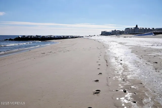 a view of an ocean beach