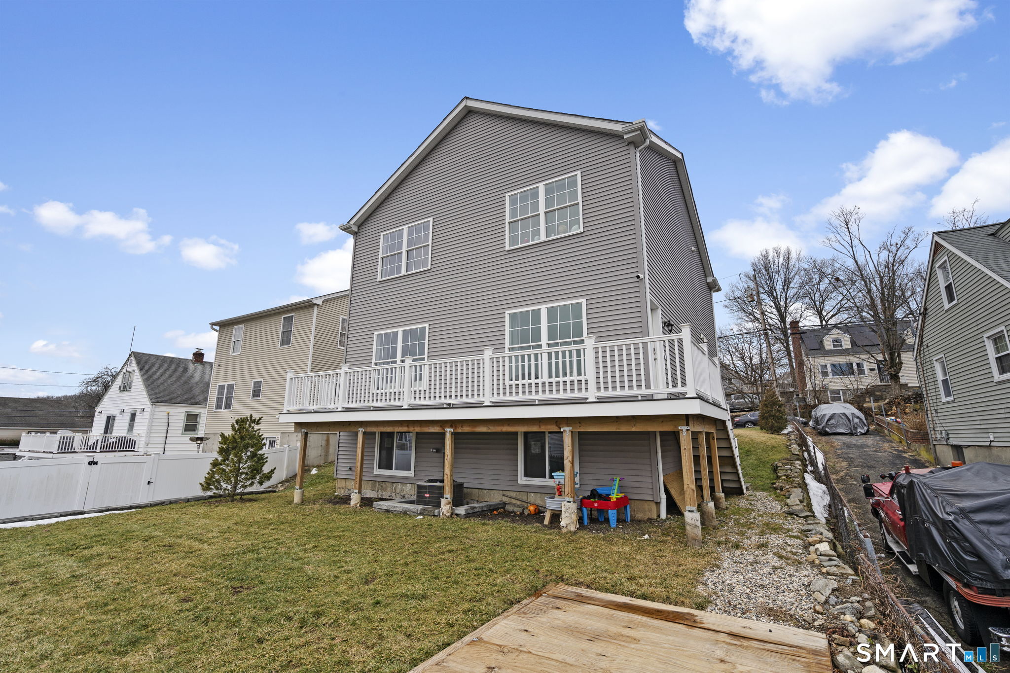 156 Dayton Road Bridgeport, CT 06606 - Photo 28 of 28 a front view of house with yard