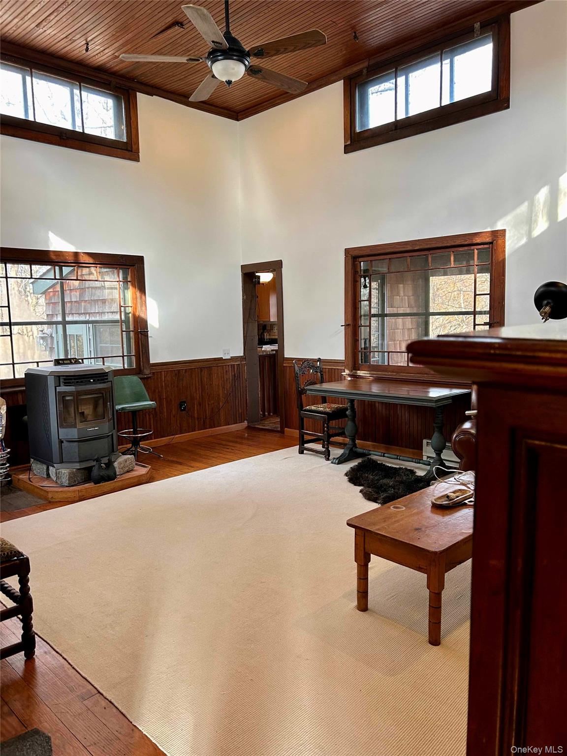 186 Taylor Road Cornwall, NY 10953 - Photo 13 of 26 Large living room with pellet stove