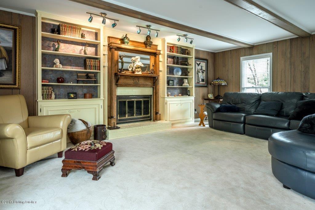6714 Foxcroft Road Prospect, KY 40059 - Photo 28 of 58 Inviting family room with fireplace and built-ins