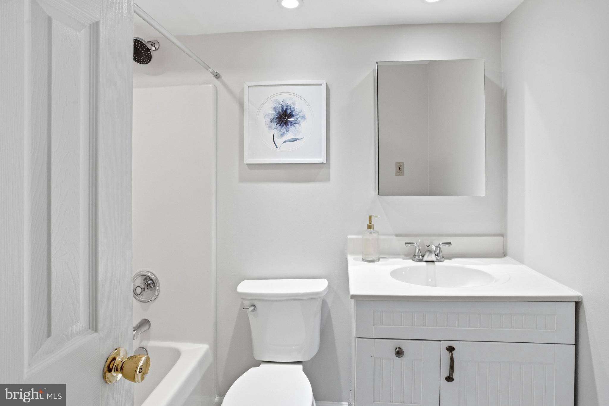5251 Spring Branch Boulevard Dumfries, VA 22025 - Photo 21 of 25 a bathroom with a sink mirror and toilet