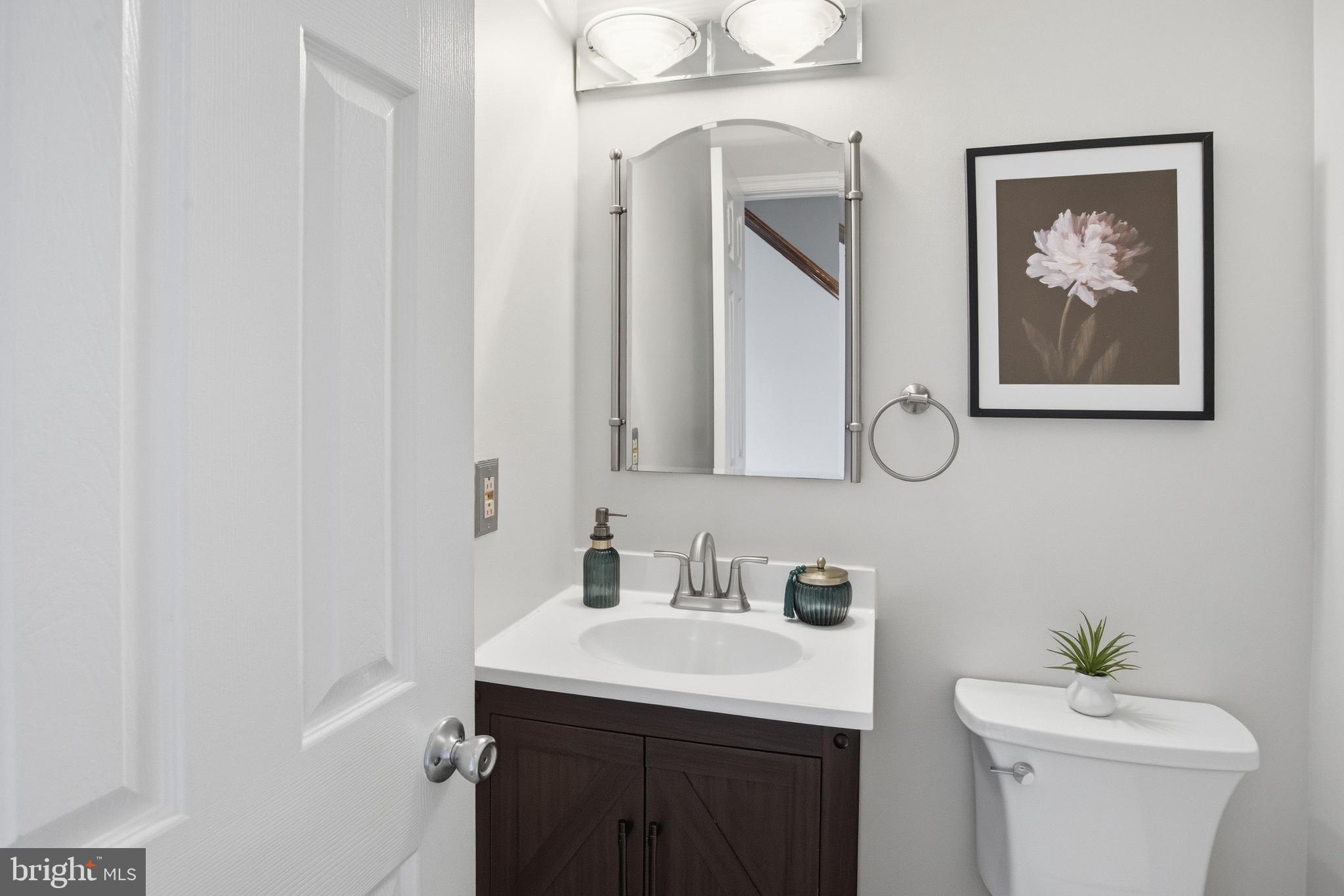 5251 Spring Branch Boulevard Dumfries, VA 22025 - Photo 7 of 25 a bathroom with a sink vanity mirror and toilet