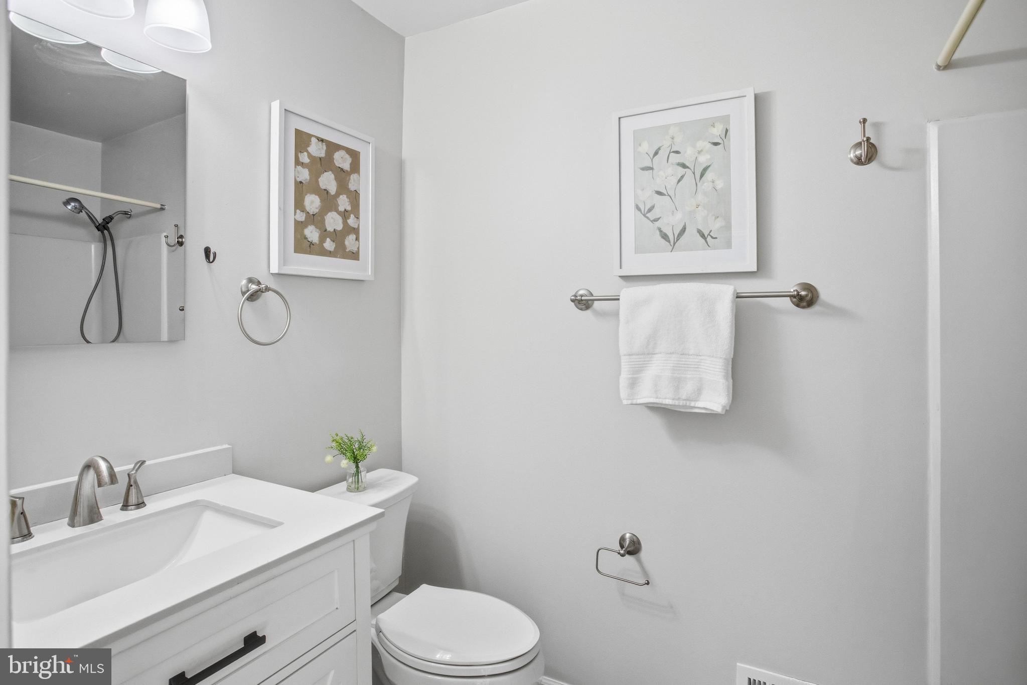5251 Spring Branch Boulevard Dumfries, VA 22025 - Photo 9 of 25 a bathroom with a sink vanity mirror and toilet