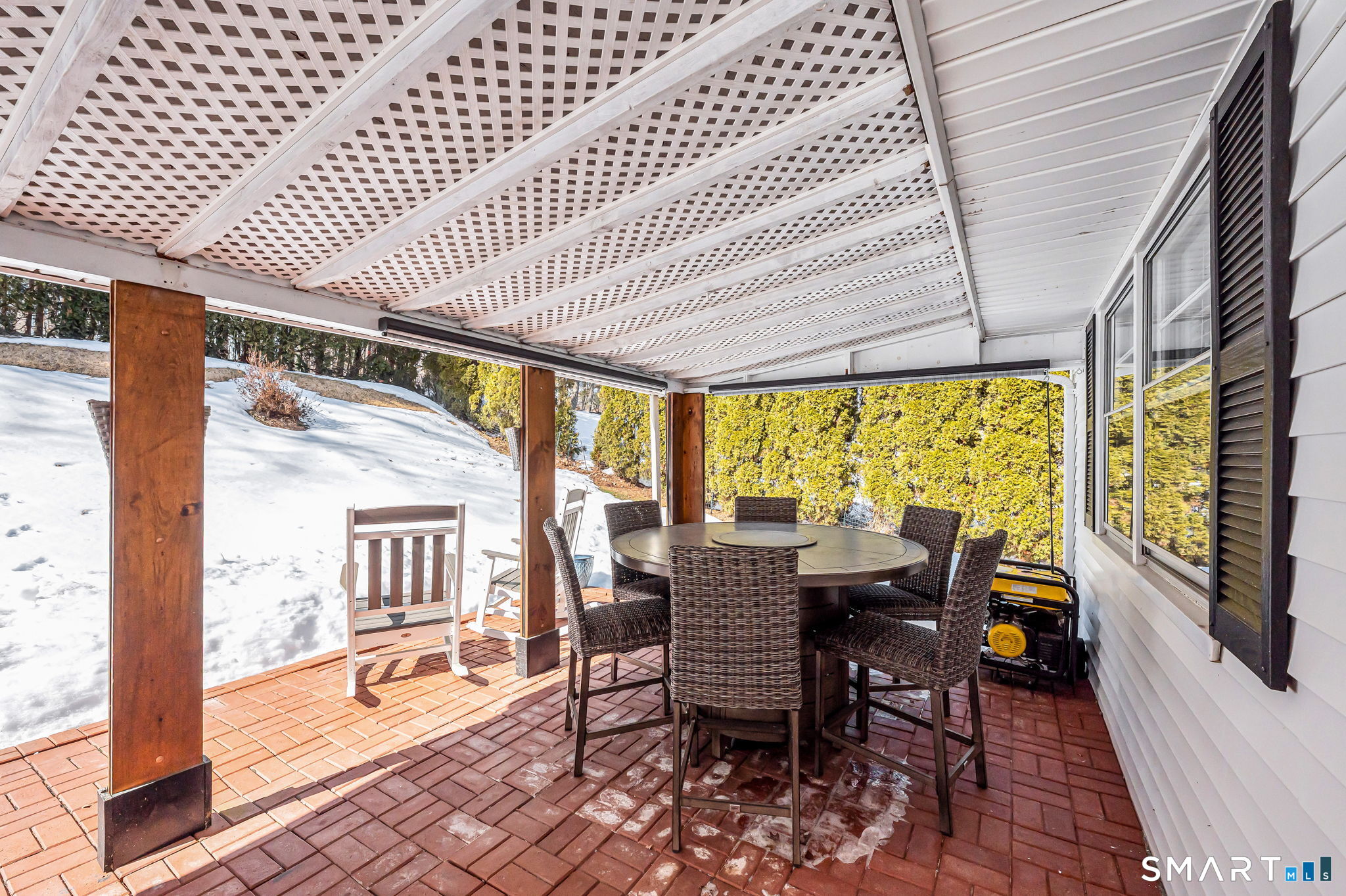 9 Hale Road Enfield, CT 06082 - Photo 37 of 40 a view of a patio with table and chairs