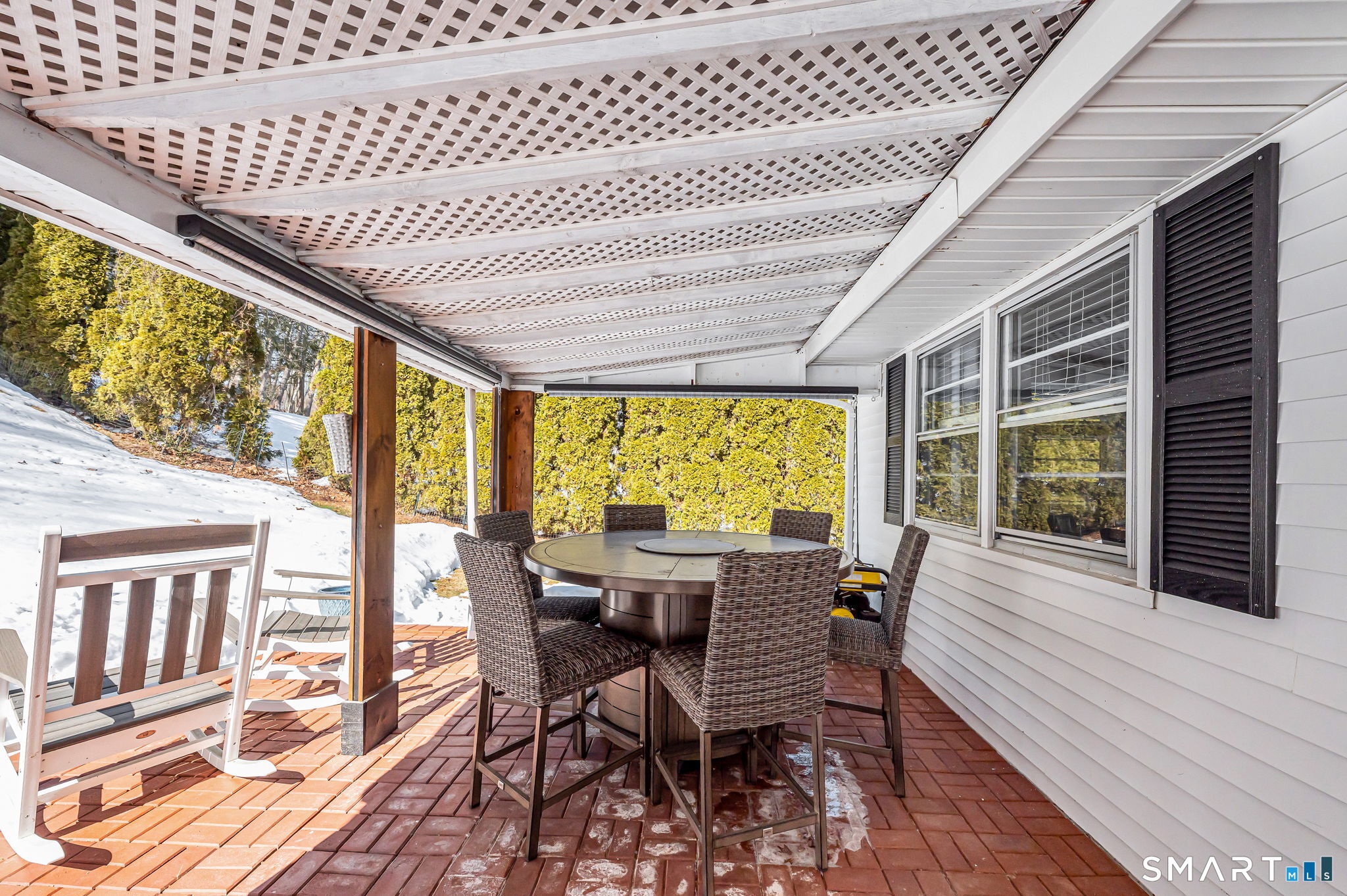 9 Hale Road Enfield, CT 06082 - Photo 38 of 40 a view of a patio with table and chairs