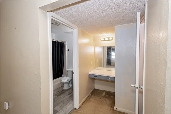 a bathroom with a sink and a toilet