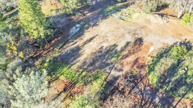 a backyard of a house