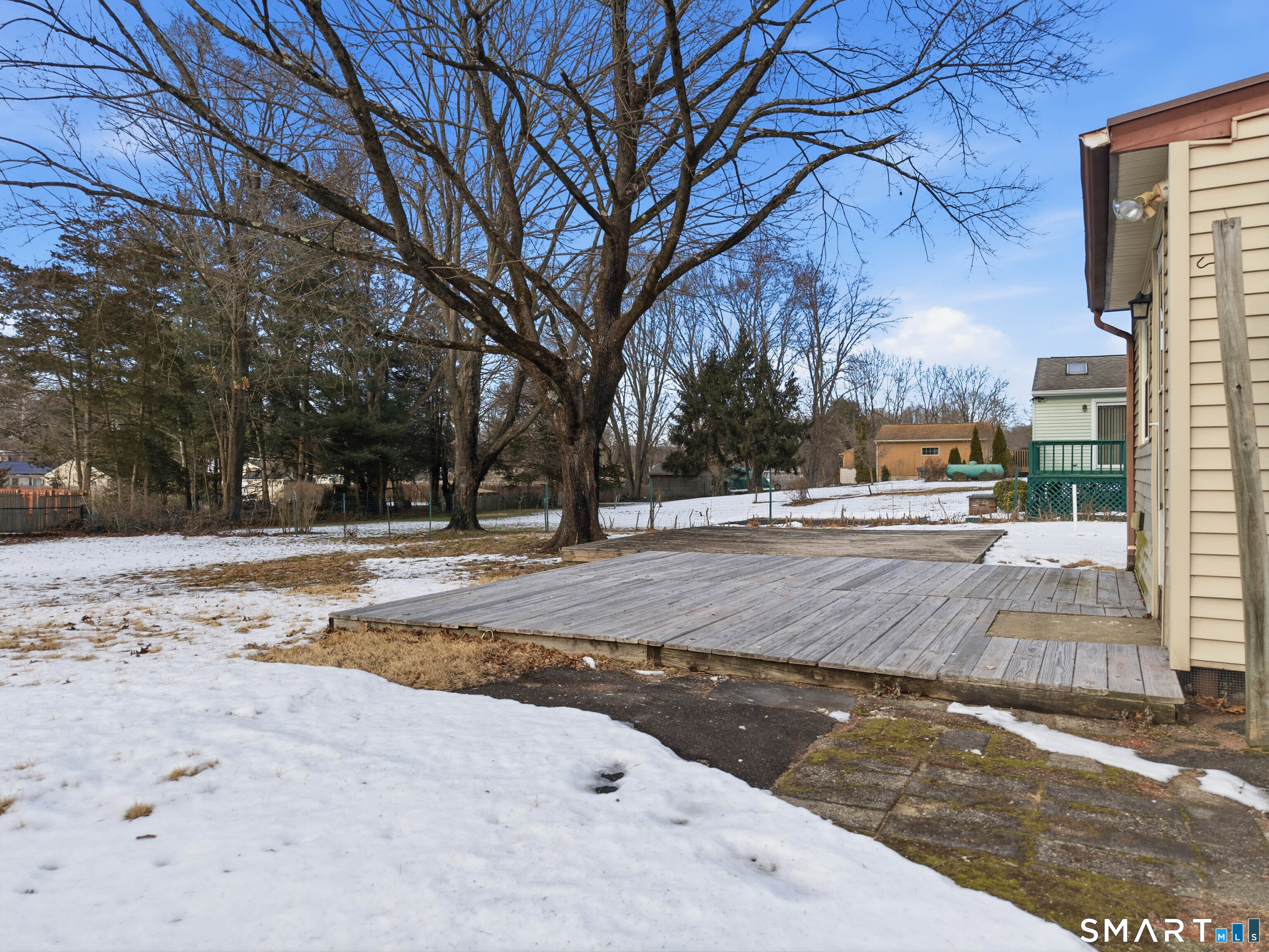 57 Hellstrom Road East Haven, CT 06512 - Photo 27 of 36 a view of road with covered with snow