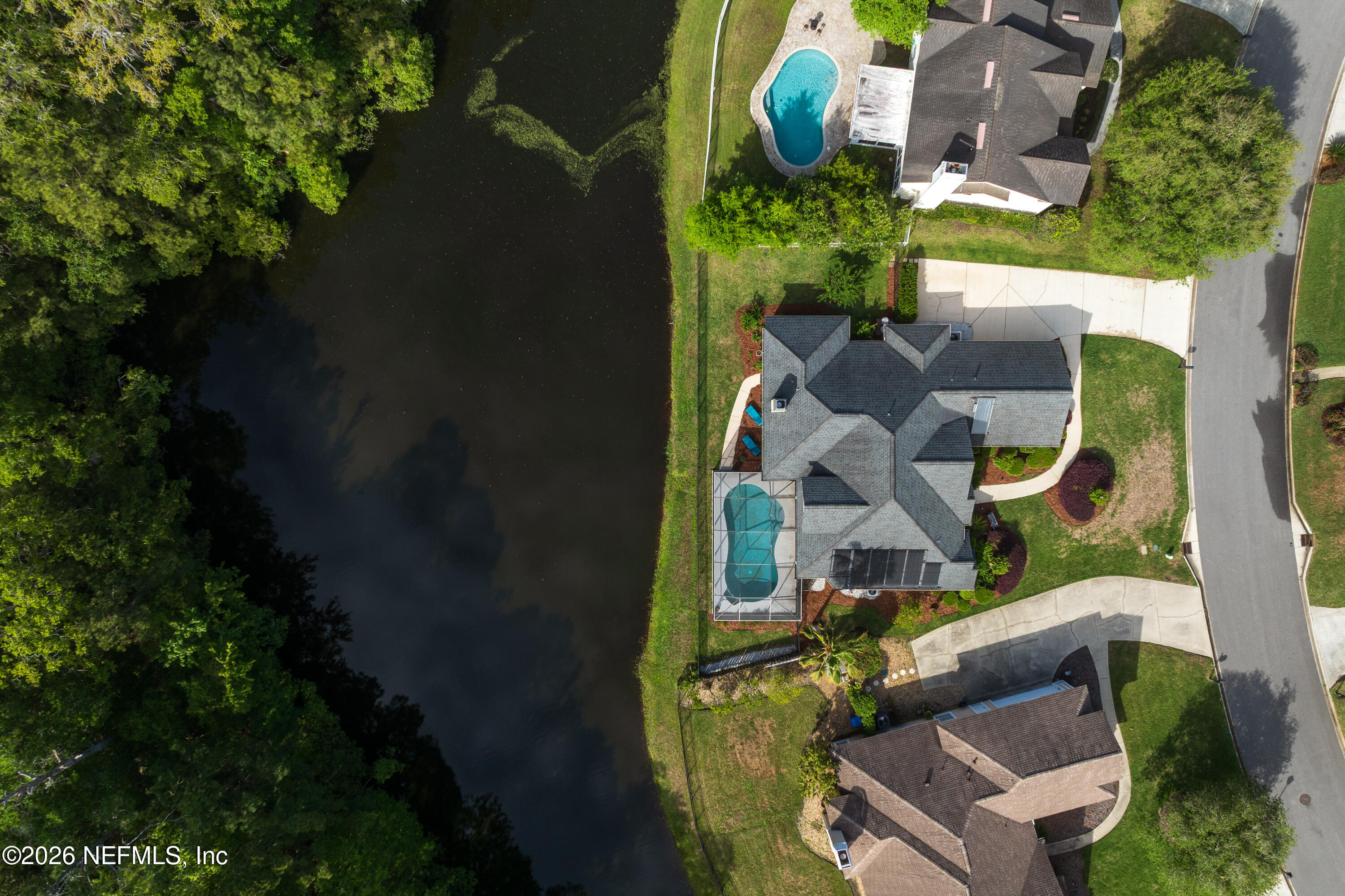 240 Shell Bluff Court Ponte Vedra Beach, FL 32082 - Photo 51 of 53 an aerial view of residential houses with outdoor space