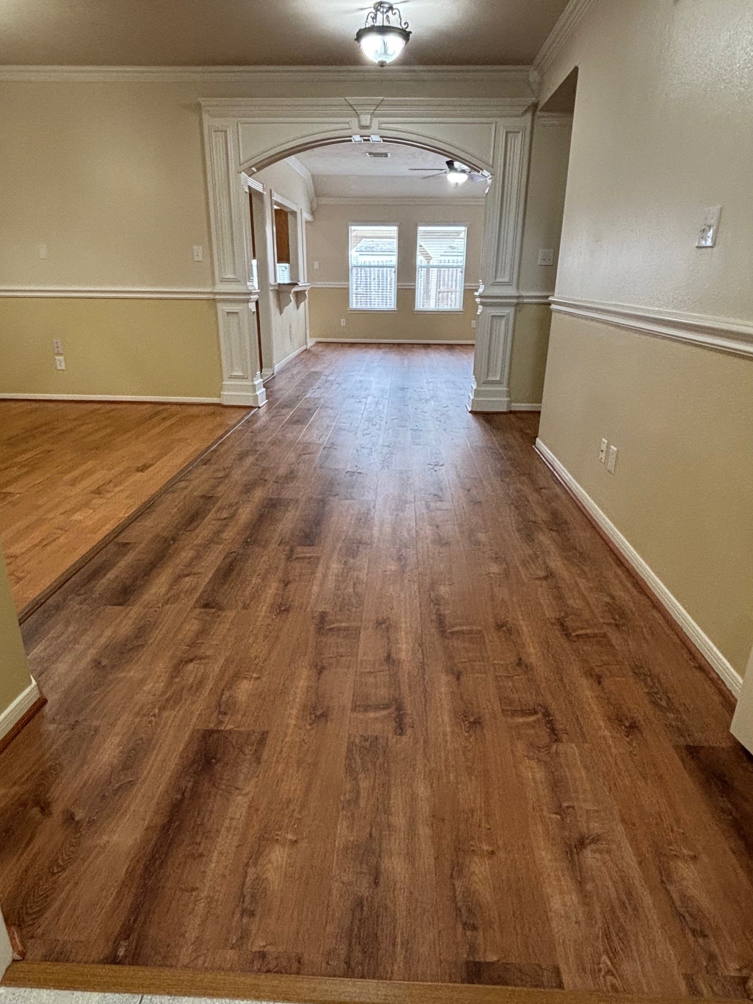 903 Christopher Baytown, TX 77521 - Photo 4 of 19 a view of livingroom with hardwood floor and window