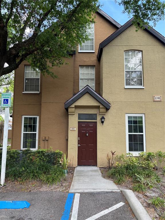a front view of a house with yard