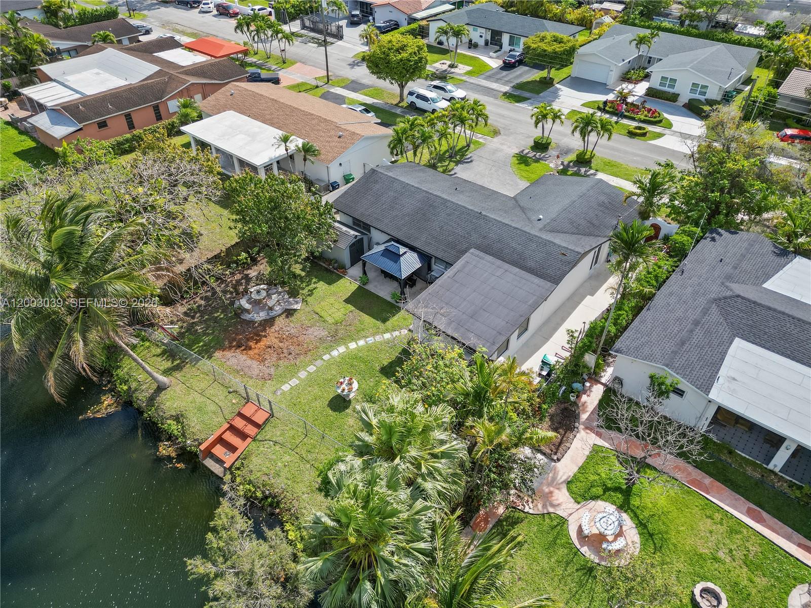 3921 Southwest 124th Court Miami, FL 33175 - Photo 4 of 22 an aerial view of residential house with outdoor space and swimming pool