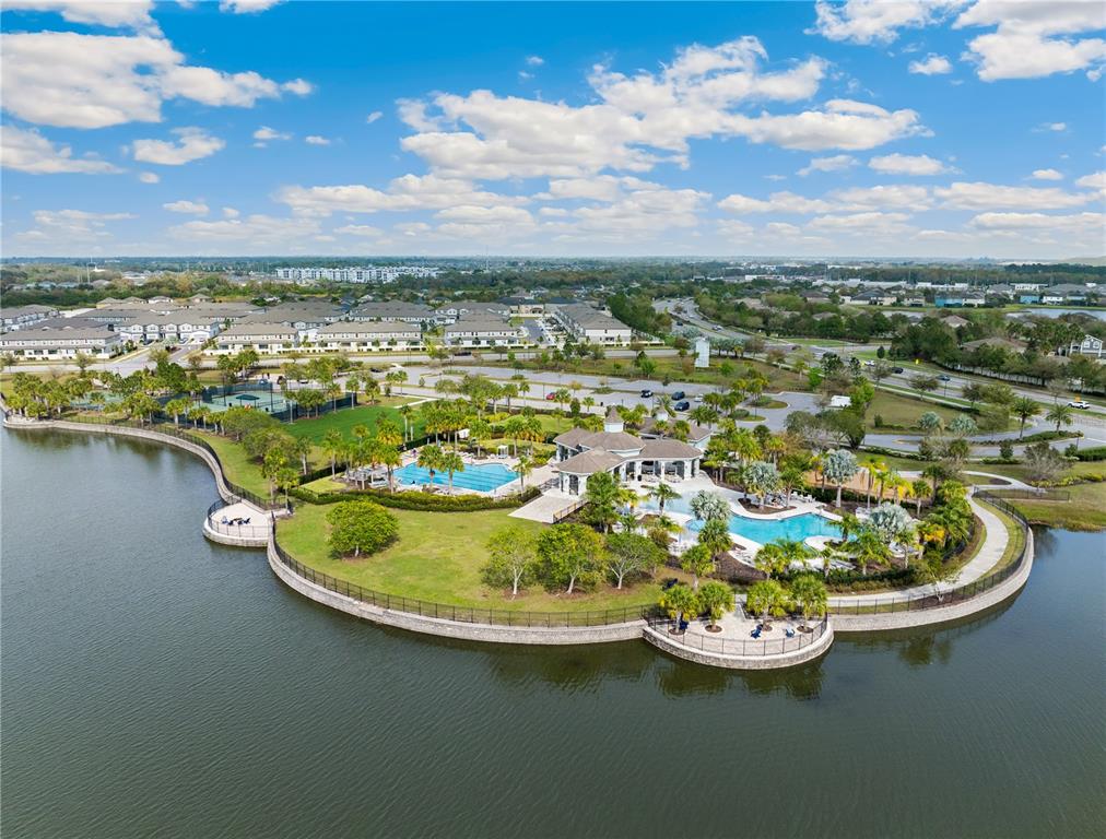 9313 Lemon Drop Loop Ruskin, FL 33573 - Photo 29 of 29 a view of a lake with a city view