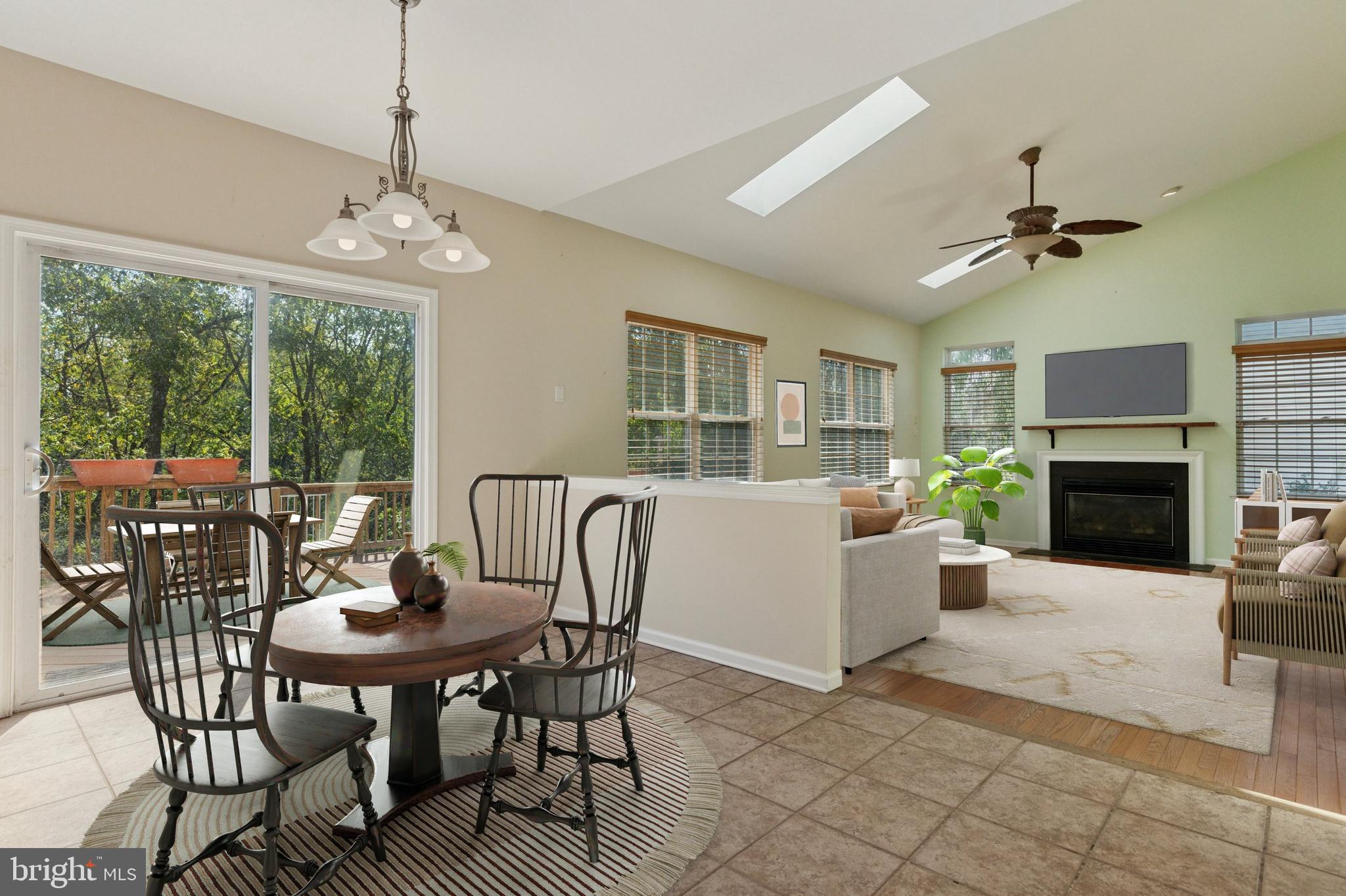 456 Windy Hill Road Gilbertsville, PA 19525 - Photo 3 of 46 a view of a dining room with furniture window and outside view