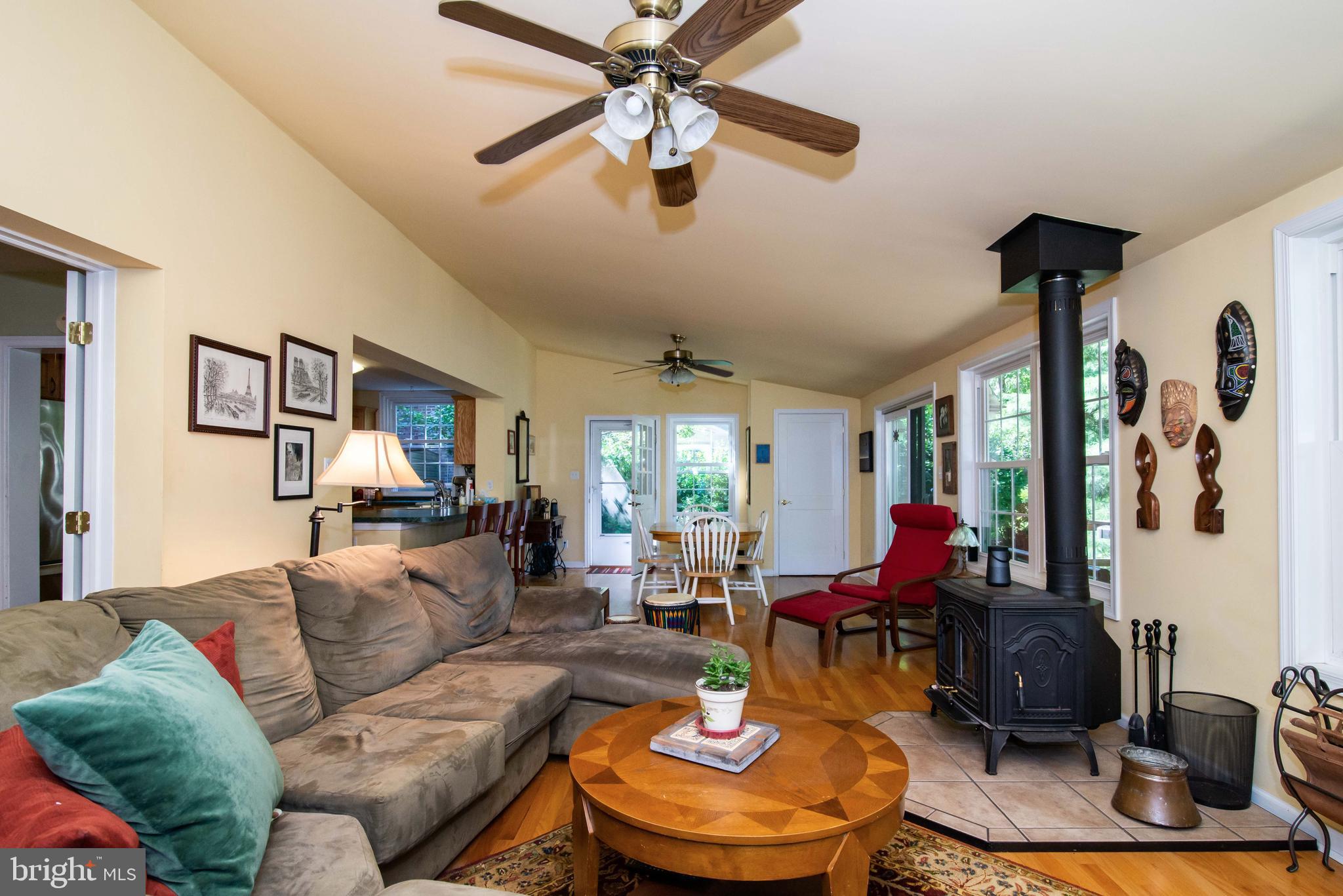 1736 Ridgeway Road Havertown, PA 19083 - Photo 13 of 48 Family room with wood stove
