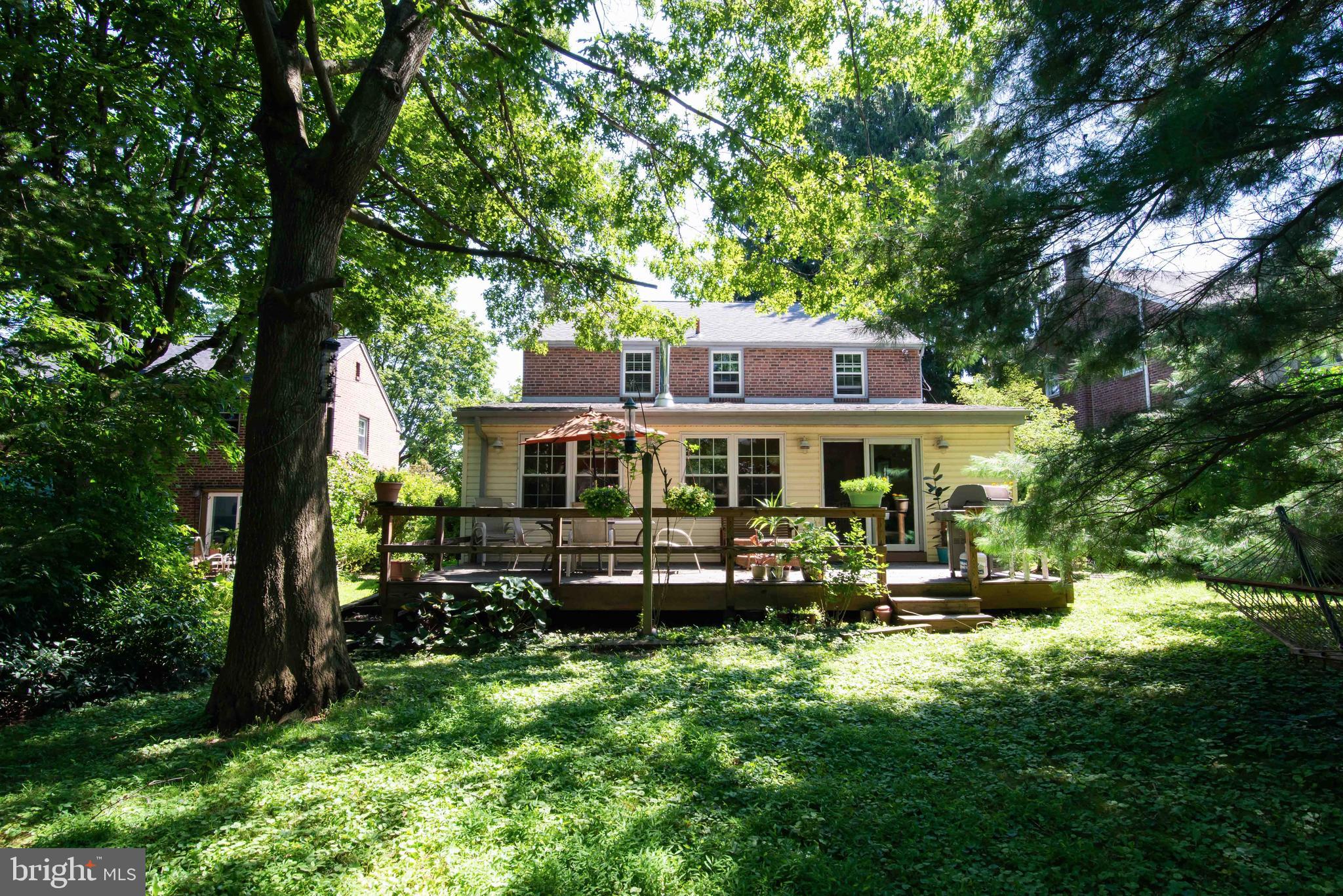 1736 Ridgeway Road Havertown, PA 19083 - Photo 35 of 48 Rear yard with large deck