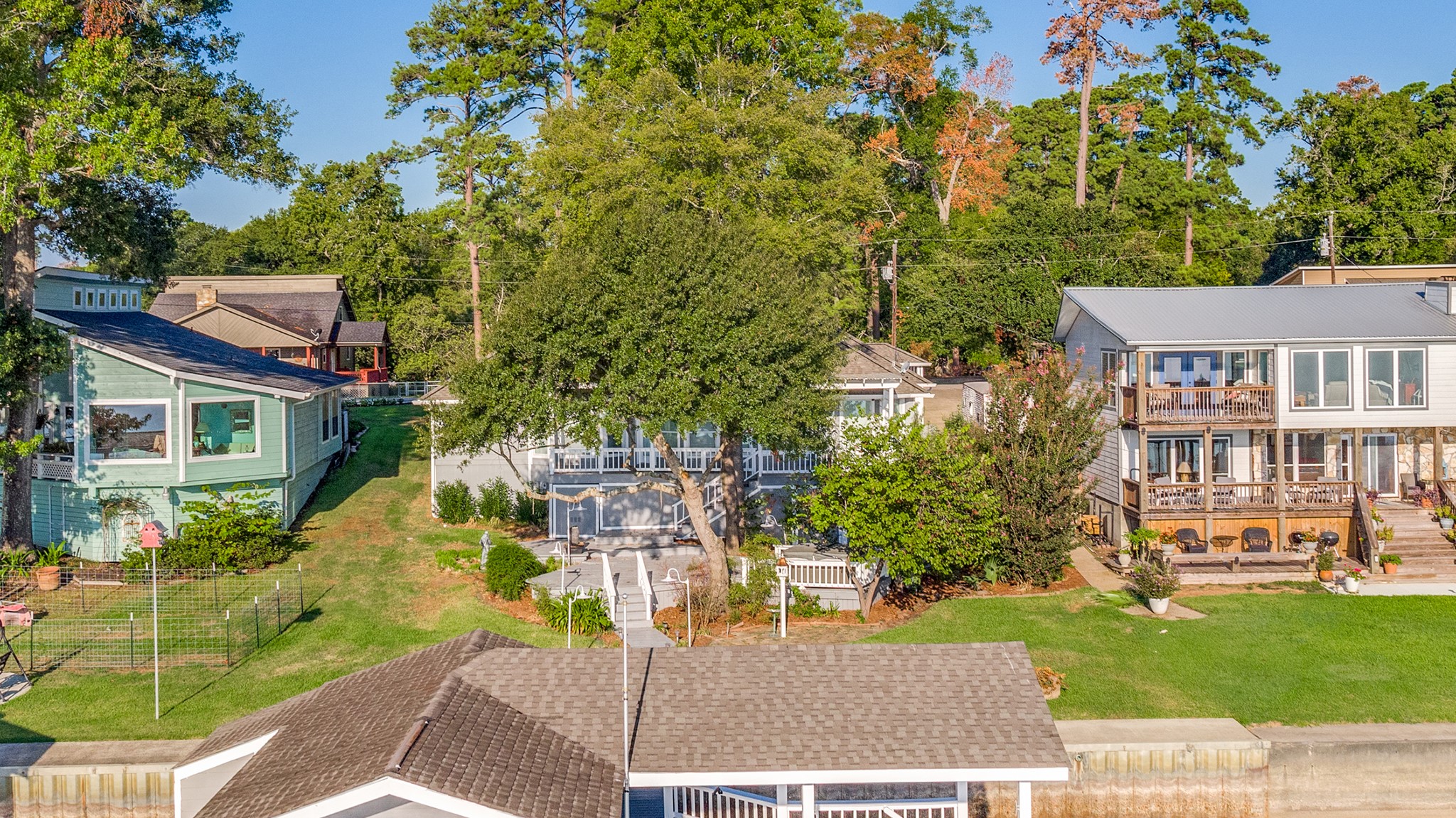 341 Sam Houston Loop Point Blank, TX 77364 - Photo 36 of 36 a view of a house with a yard