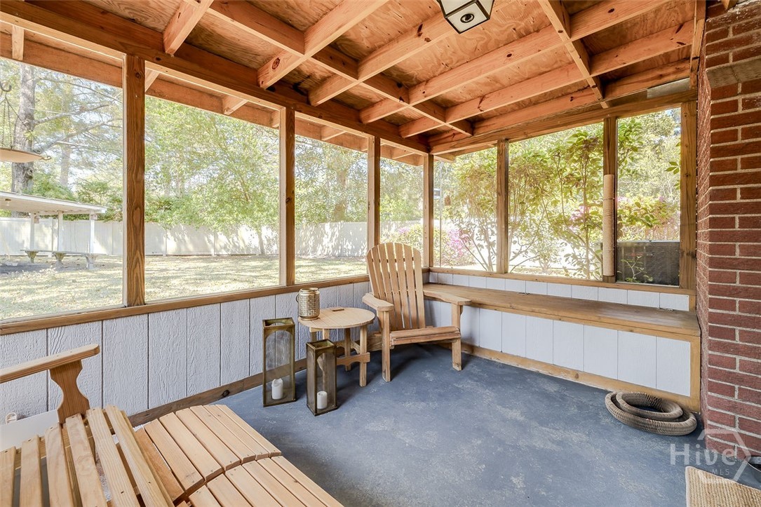 12606 Sunnybrook Road Savannah, GA 31419 - Photo 29 of 39 This even has a built-in bench and it is just perfect for outdoor living.