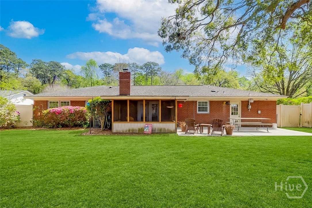 12606 Sunnybrook Road Savannah, GA 31419 - Photo 30 of 39 Back of this very attractive home. ** Enhanced yard**