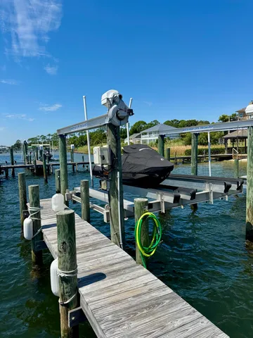 a view of a park with swings